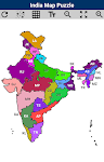 screenshot of India Map Puzzle