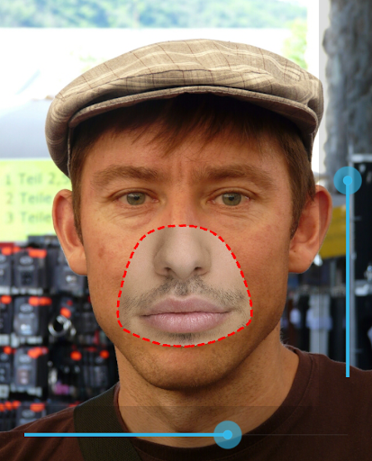 Android application Face Paste screenshort