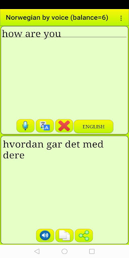 Android application Learn Norwegian by voice and t screenshort