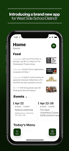 Android application West Side School District, AR screenshort
