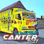 Cover Image of Herunterladen Mod Bussid Truck Canter 2021  APK