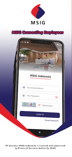 Android application MSIG Connecting Employees screenshort