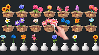 Game screenshot Floral Sort 3D:フローラルソート花のゲーム mod apk