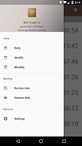 WiFi Punch In Screen 2