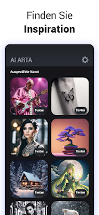 KI ARTA - Kunst-Generator Screenshot
