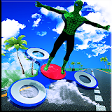 Superheroes Fidget Spinner Rider icon