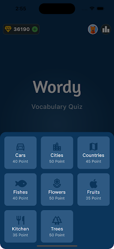 Wordy - Word Puzzle Game Screen 3