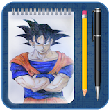 easy lessons to  goku drawing icon