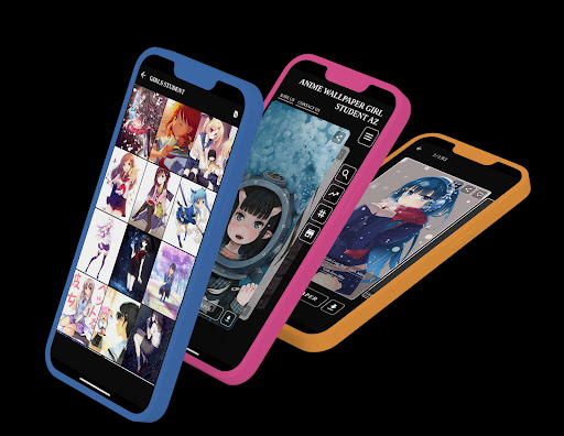 Anime Wallpaper Girl Student