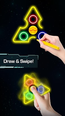 Draw Finger Spinnerのおすすめ画像1