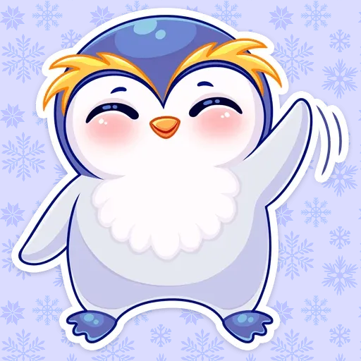 Cute Penguin Stickers  Icon