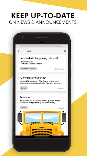 Android application Union TWP School screenshort