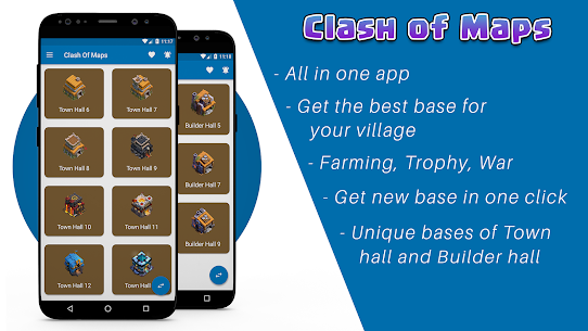 Clash of Maps – Base, Layouts apk mod 1