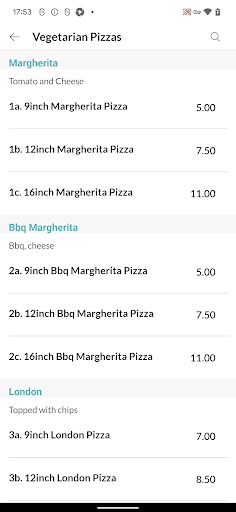 La Bella Pizzeria Screen 3