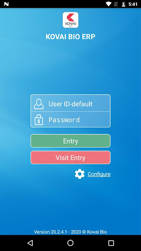 Android application Kovai Bio - Admin App screenshort