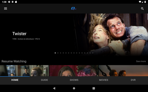Screenshot of Q tv From Quadro