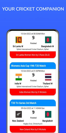 Android application Cricket World Score News App screenshort