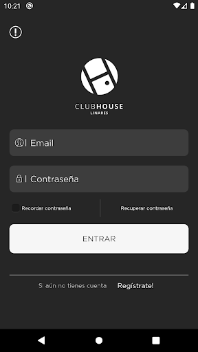 Android application Club House Linares screenshort