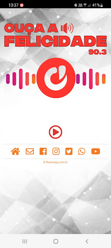 Android application Rádio Felicidade 90.3 FM+WEB screenshort