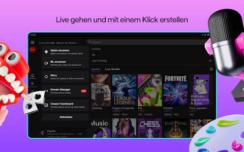 Twitch: Live-Streaming Screenshot