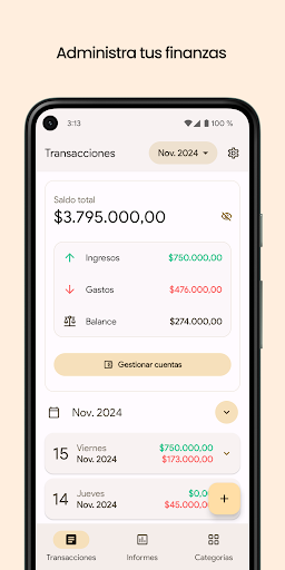 Vista previa de la aplicación