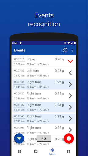 IterTrax Lite, GPS logger Screen 3