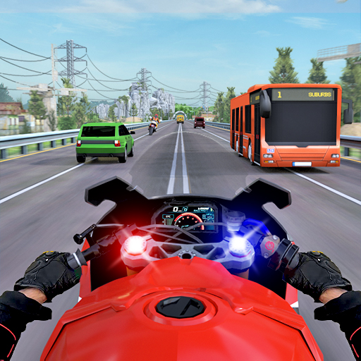 Motorcycle Traffic Racing Game