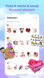 TgSticker Sticker For Telegram APK Mod [Premium Unlocked] Download 2