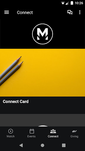 Mercy Church App Screen 3