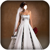 Wedding Dress HD Photo Montage icon