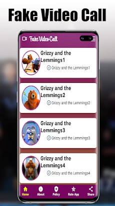 Grizzy and Lemmings Fake Callのおすすめ画像4