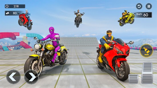 Superhero Bike Stunt Games GT Screenshot