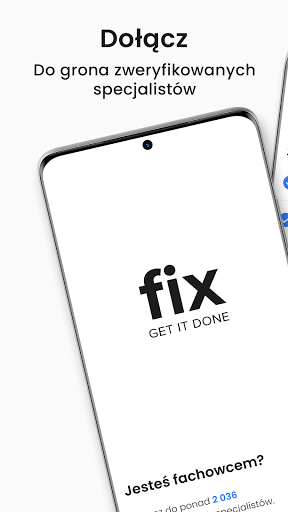 Android application Aplikacja fix – zlecenia dla f screenshort