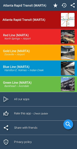 Android application Atlanta Metro (Offline) screenshort