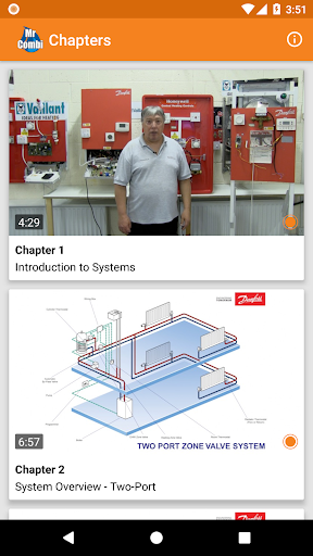 Android application Wiring & Controls screenshort