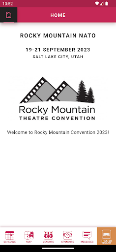 Android application RM NATO Theatre Convention screenshort