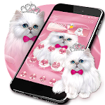 Cover Image of Download Princess Kitty Theme & Lock Screen 1.1.14 APK