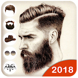Man Hair Mustache Style 2018 icon