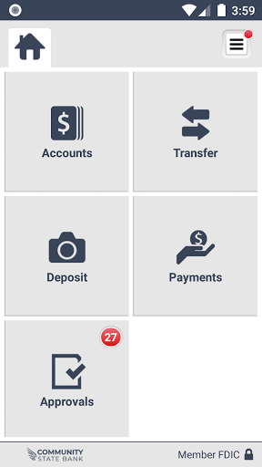Community State Bank Business Screen 3
