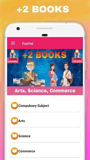 Android application Odisha 12th Books screenshort