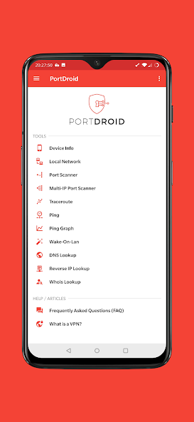 PortDroid Network Analysis 0.8.30 APK + Mod (Unlimited money) untuk android