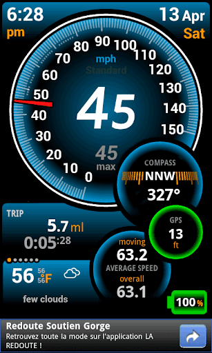 Ulysse Speedometer screenshot 1