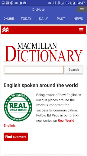 Connect Cambridge Dictionary Screen 2