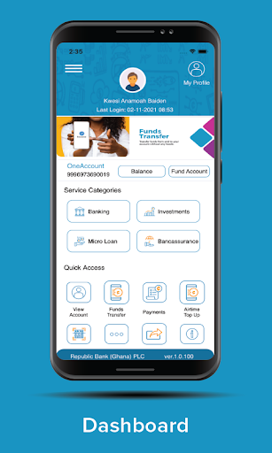 Android application RepublicMobile Ghana screenshort