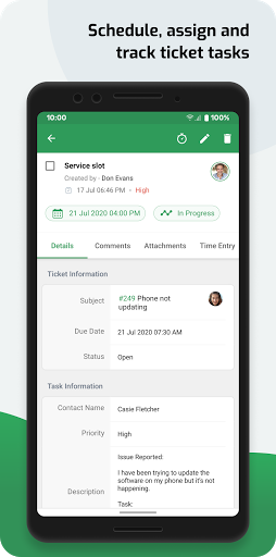 Screenshot of Zoho Desk