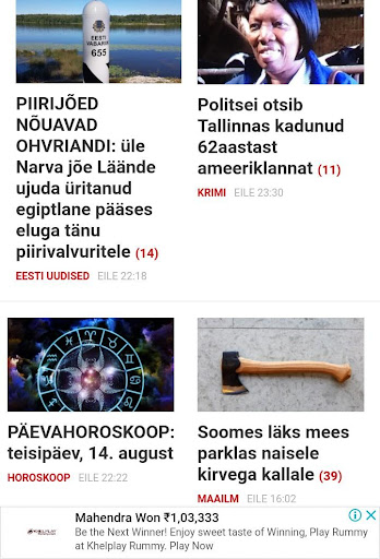 Estonia Newspapers