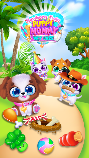 Android application Newborn Puppy Mommy Dog Salon screenshort