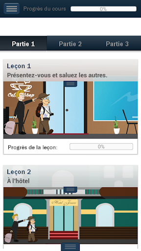 Aperçu de l'application