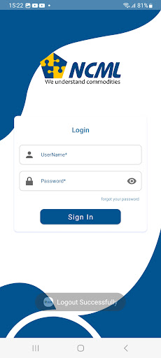 NCML HRMS Screen 2