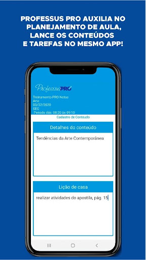 Android application Professus Pro screenshort